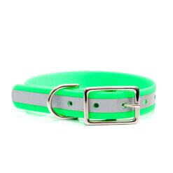neon green matte reflective belt buckle