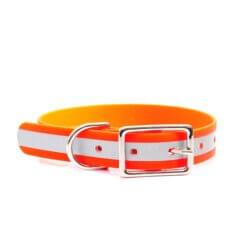 neon orange matte reflective belt buckle