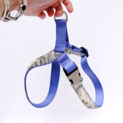 botanical dog harness canvas neutral