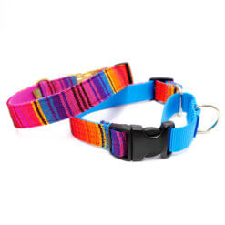 guatemalan martingale dog collar fiesta