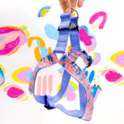 step in leopard pink harness savannah