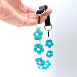 Flower Bead Collar - Teal